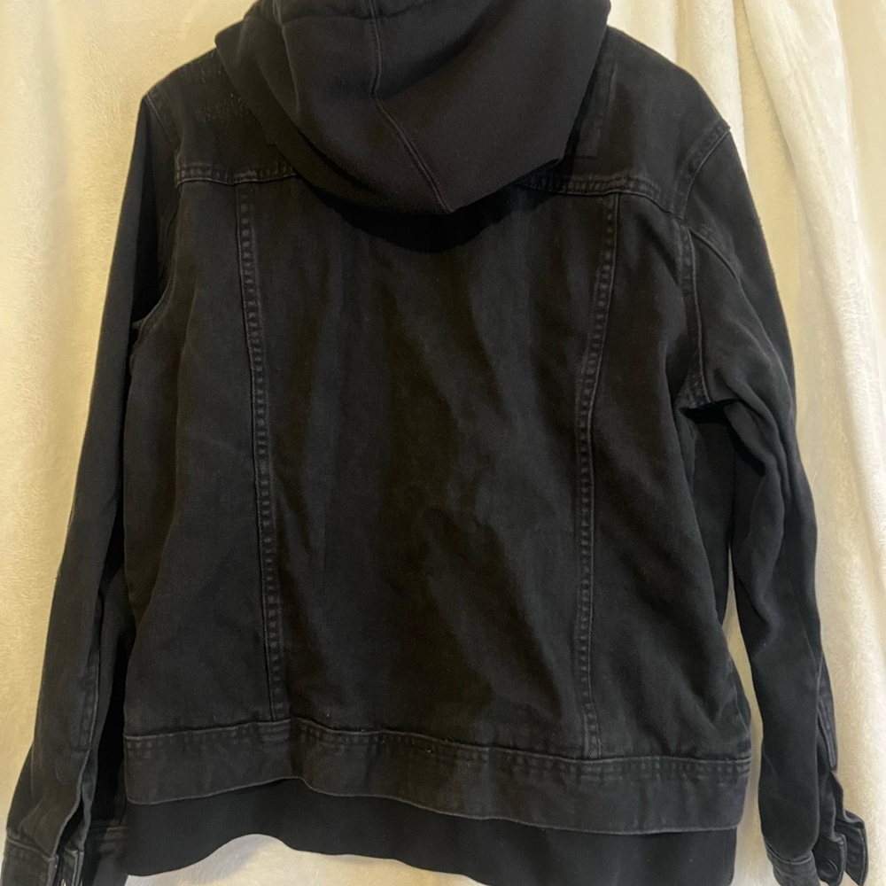 American Rag Charcoal Hooded Jacket for Men - Picture 2 of 6
